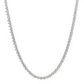 14K White Gold Diamond 4.96ctw Tennis Necklace