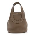 Taurillon Clemence Swift In-The-Loop 18 Bag Etoupe