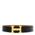 135 Togo 32mm Martelee H Belt 85 Black Gold