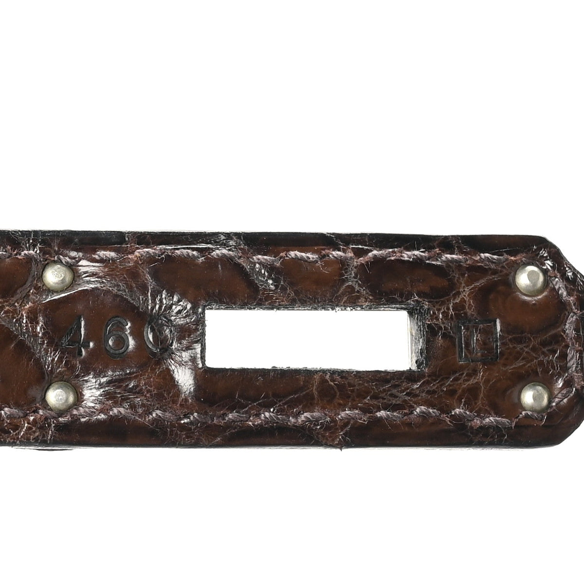 Shiny Porosus Crocodile Birkin 35 Havane