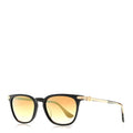 14K Acetate Giss Sunglasses Black