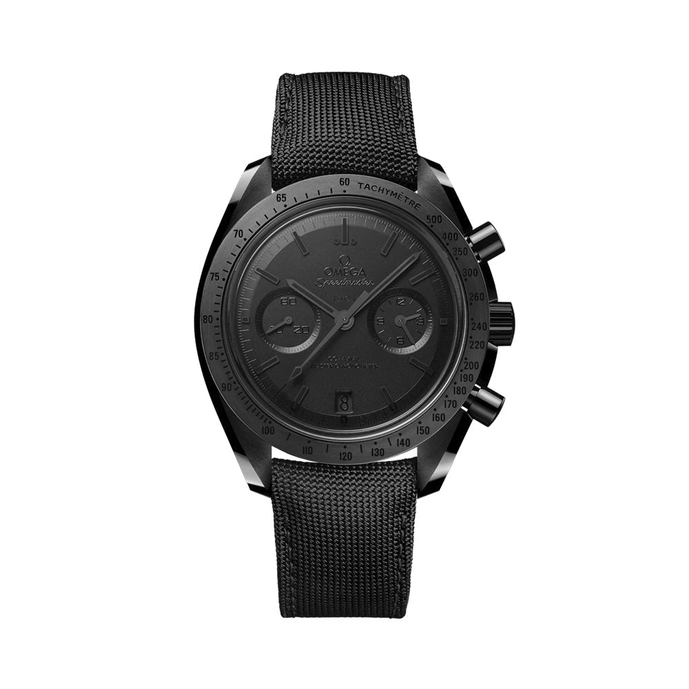 Speedmaster Dark Side of the Moon Black Ceramic 44.25mm - Full Black on Fabric Strap