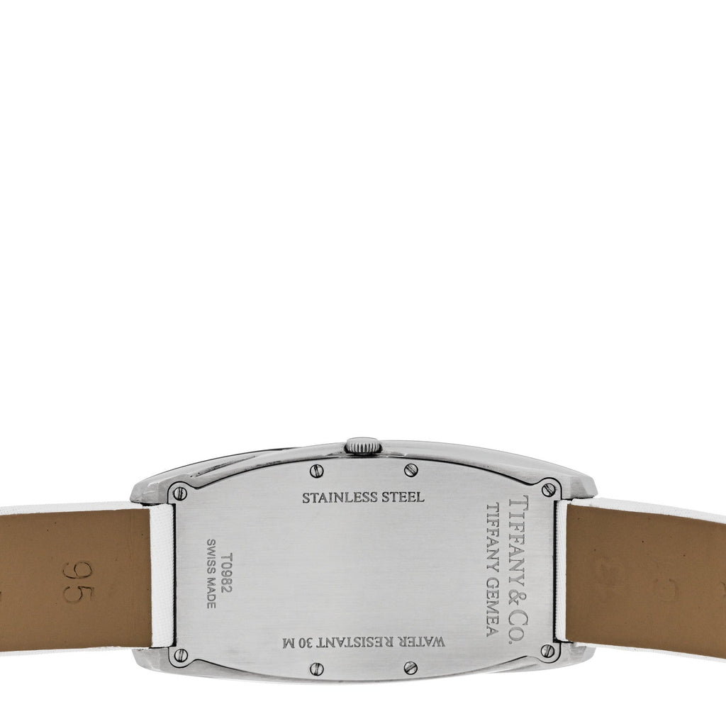 Stainless Steel Satin 22mm Gemea Quartz Watch White