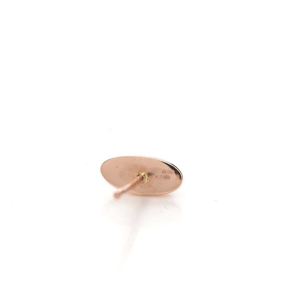14K Rose Gold Thorn Stud Earrings