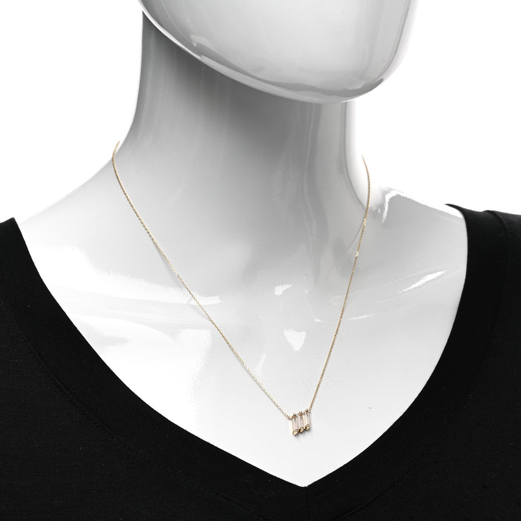 14K Rose Gold Rainbow Moonstone Amalfi Midi Pendant Necklace