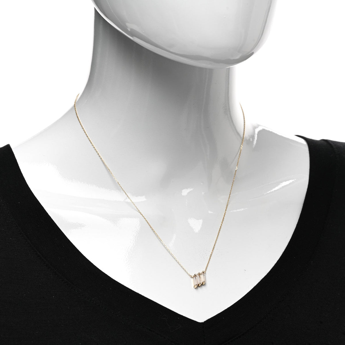 14K Rose Gold Rainbow Moonstone Amalfi Midi Pendant Necklace