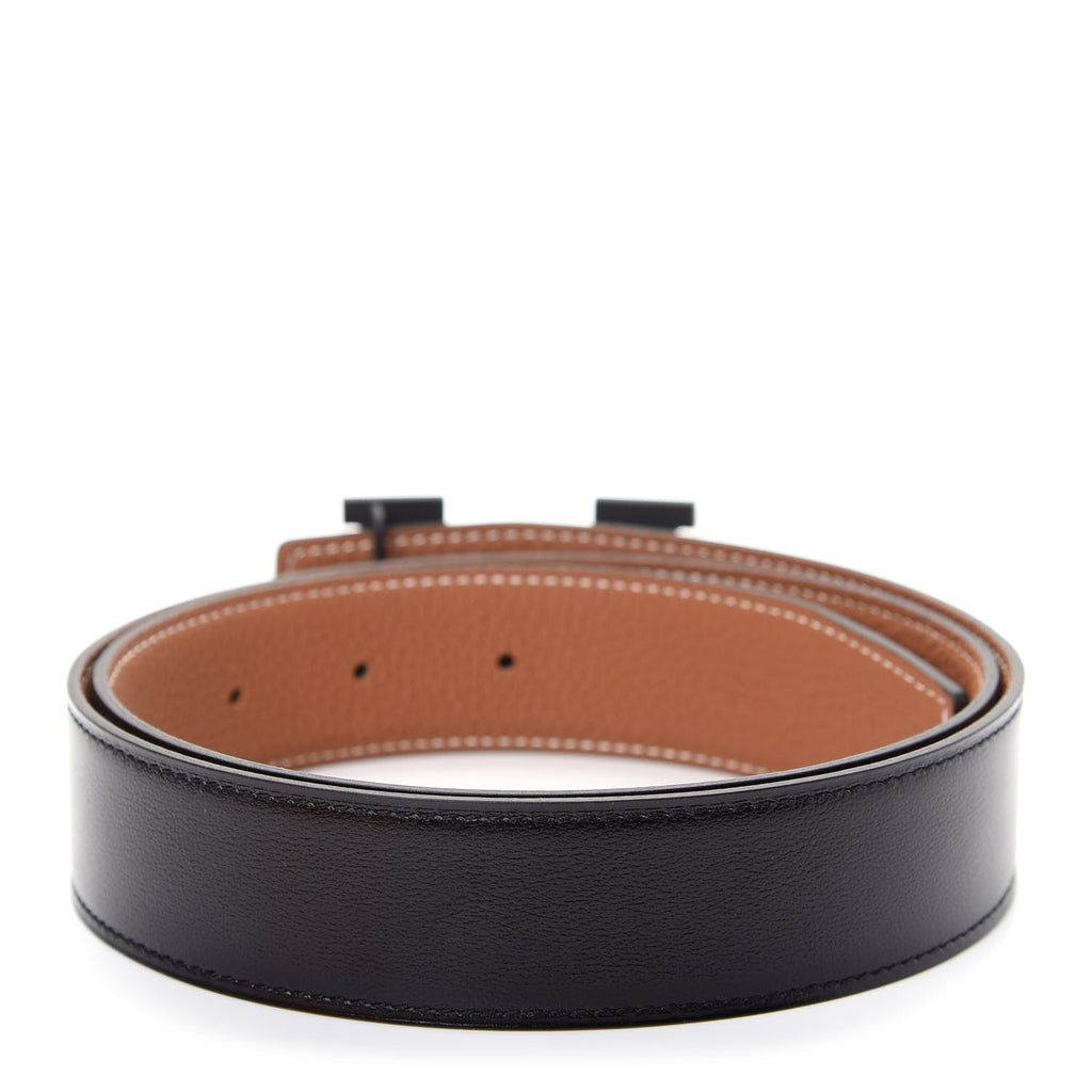 135 Togo 32mm H Belt 80 Black Gold
