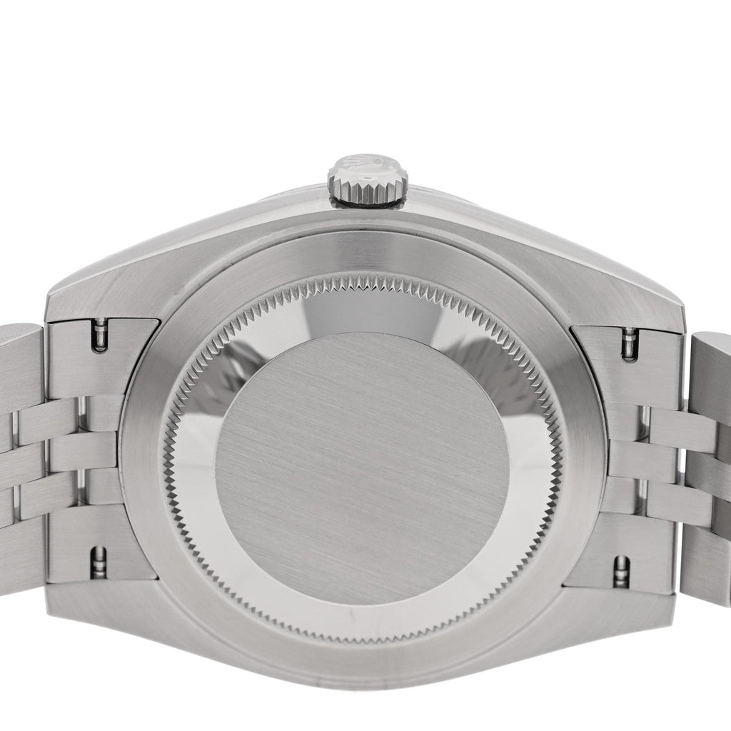 Stainless Steel 41mm Oyster Perpetual Datejust Watch Bright Blue 126300