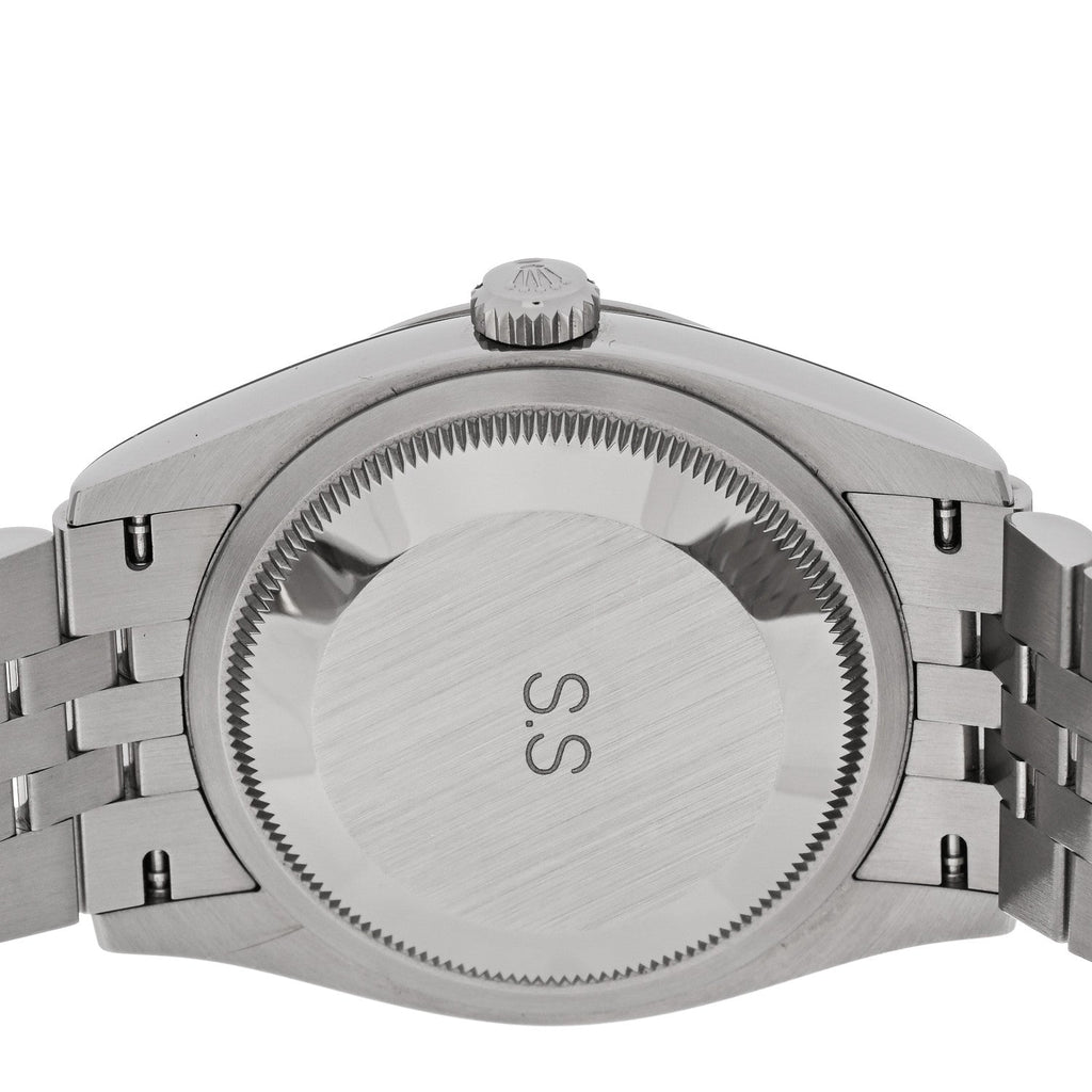 Stainless Steel 36mm Oyster Perpetual Wimbledon Datejust Watch Slate 126200