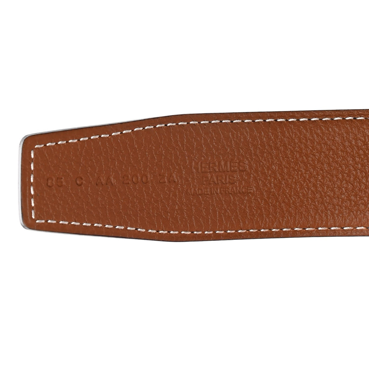 135 Togo 32mm Martelee H Belt 85 Black Gold