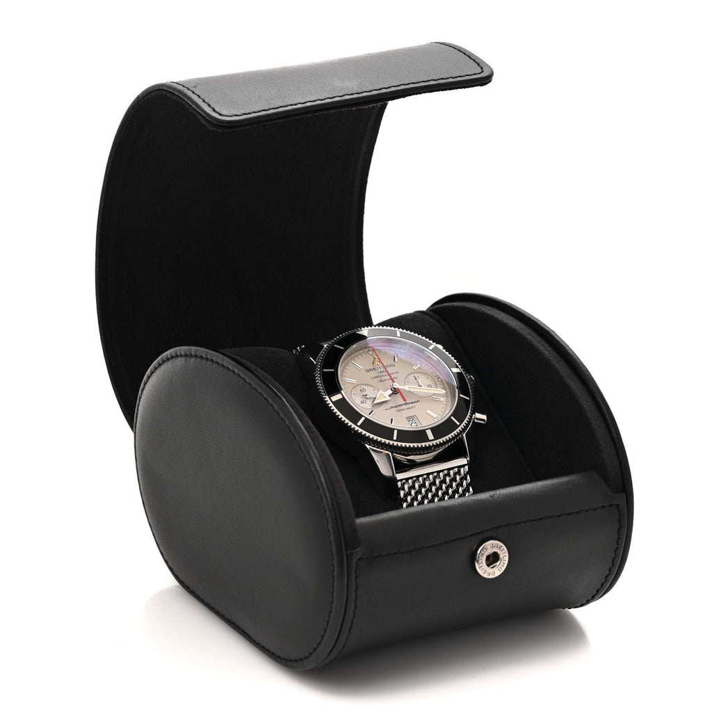 Stainless Steel 44mm Superocean Heritage Automatic Watch White A23370