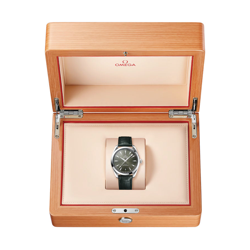 Seamaster Aqua Terra 150M 41mm - Green on Leather Strap