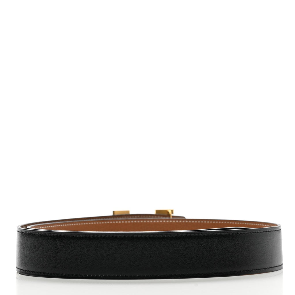 135 Togo 32mm Martelee H Belt 85 Black Gold