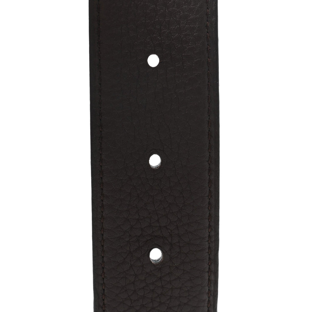 135 Togo 32mm H Belt 90 Black Chocolate