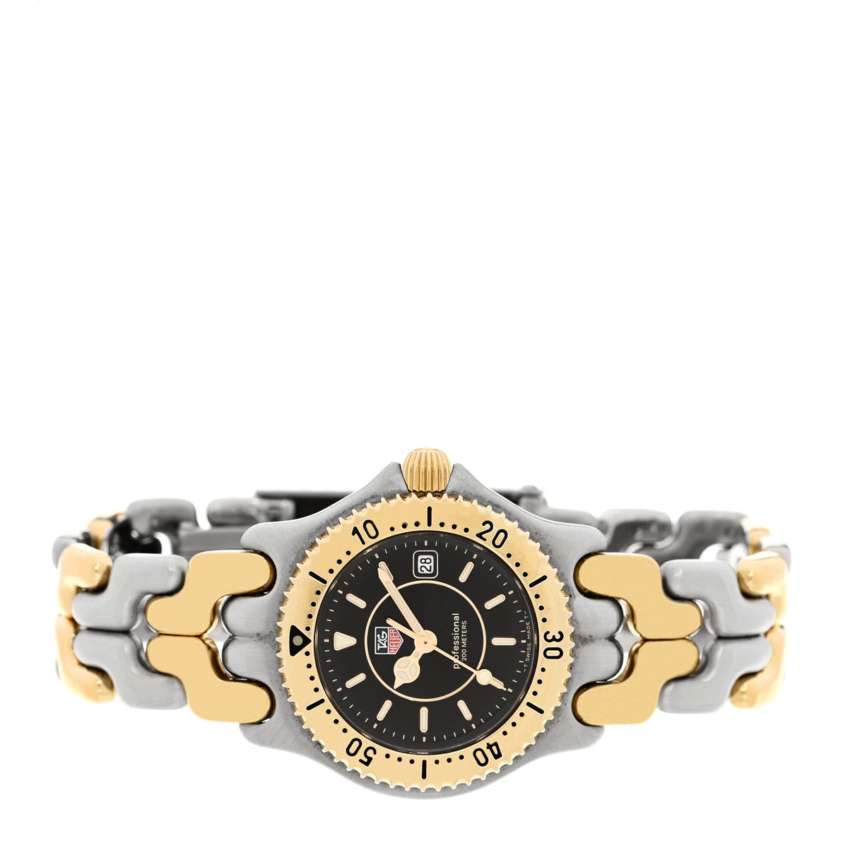 Stainless Steel 27mm Professional Quartz Watch Black WG1325