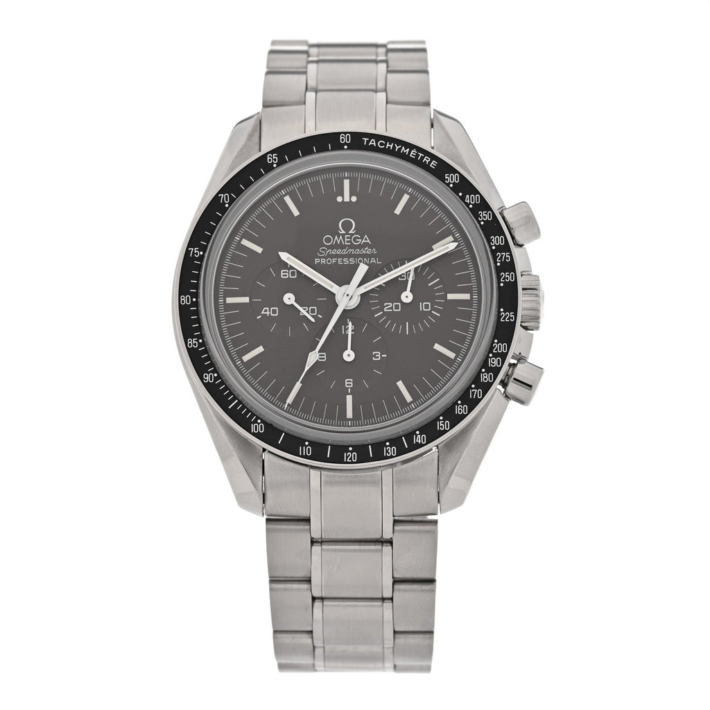 Stainless Steel 42mm Speedmaster Moonwatch Professional Chronograph Manual Winding Watch Brown 311.30.42.30.13.001