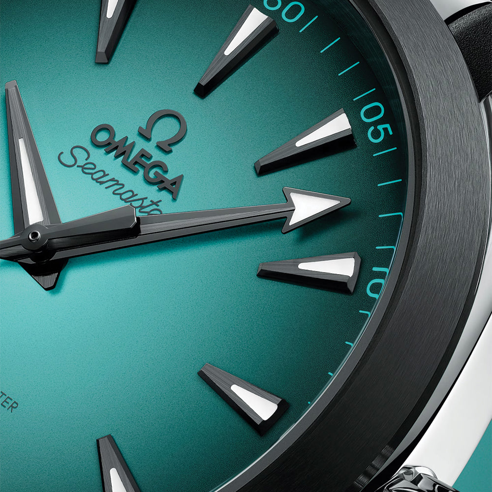 Seamaster Aqua Terra 150M 41mm - Turquoise on Rubber Strap