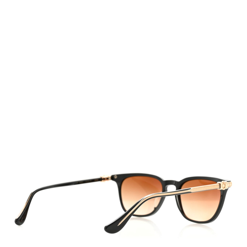 14K Acetate Giss Sunglasses Black