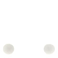 14K White Gold 10mm Dolomite Ball Earrings