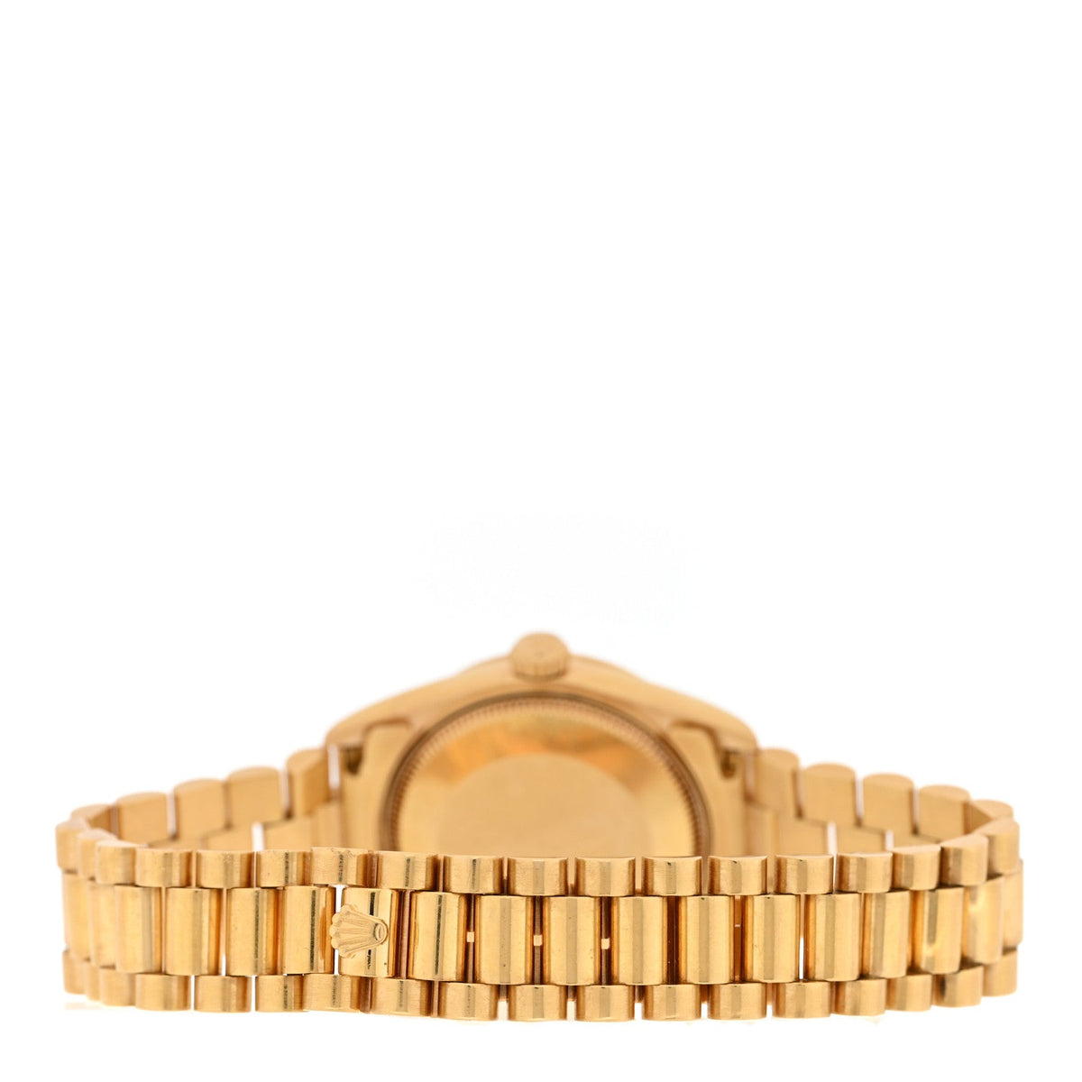 18K Yellow Gold 31mm Oyster Perpetual Datejust President Watch Champagne 78278