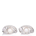 14K White Gold Akoya Pearl 7.5mm Cufflinks