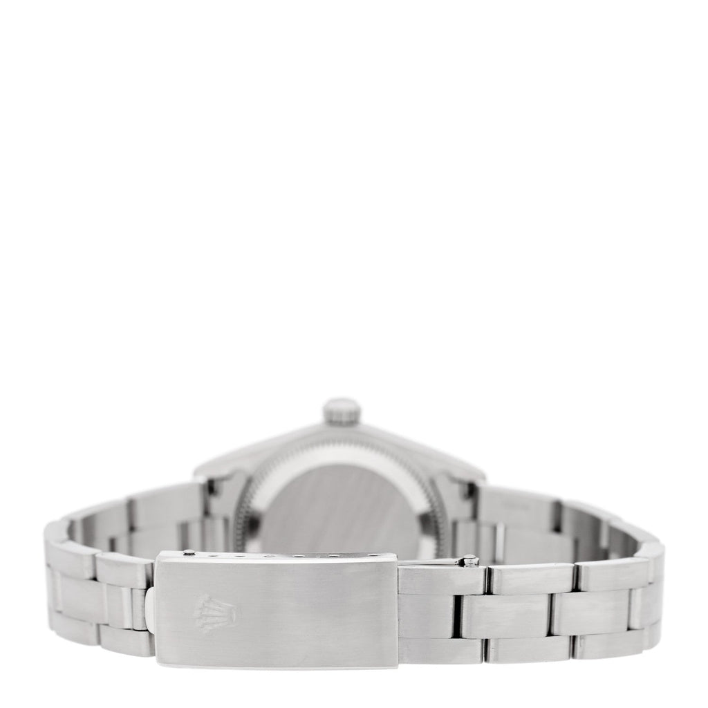 Stainless Steel 24mm Oyster Perpetual Watch Black 76080