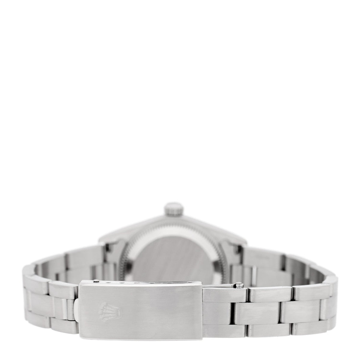 Stainless Steel 24mm Oyster Perpetual Watch Black 76080