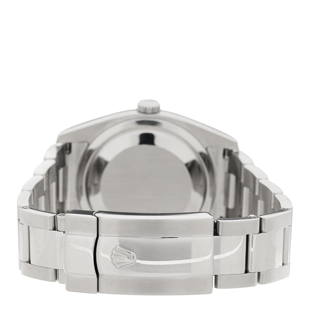 Stainless Steel 36mm Oyster Perpetual Datejust Watch Tuxedo 116200