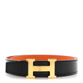 135 Togo 32mm H Belt 80 32 Black Orange