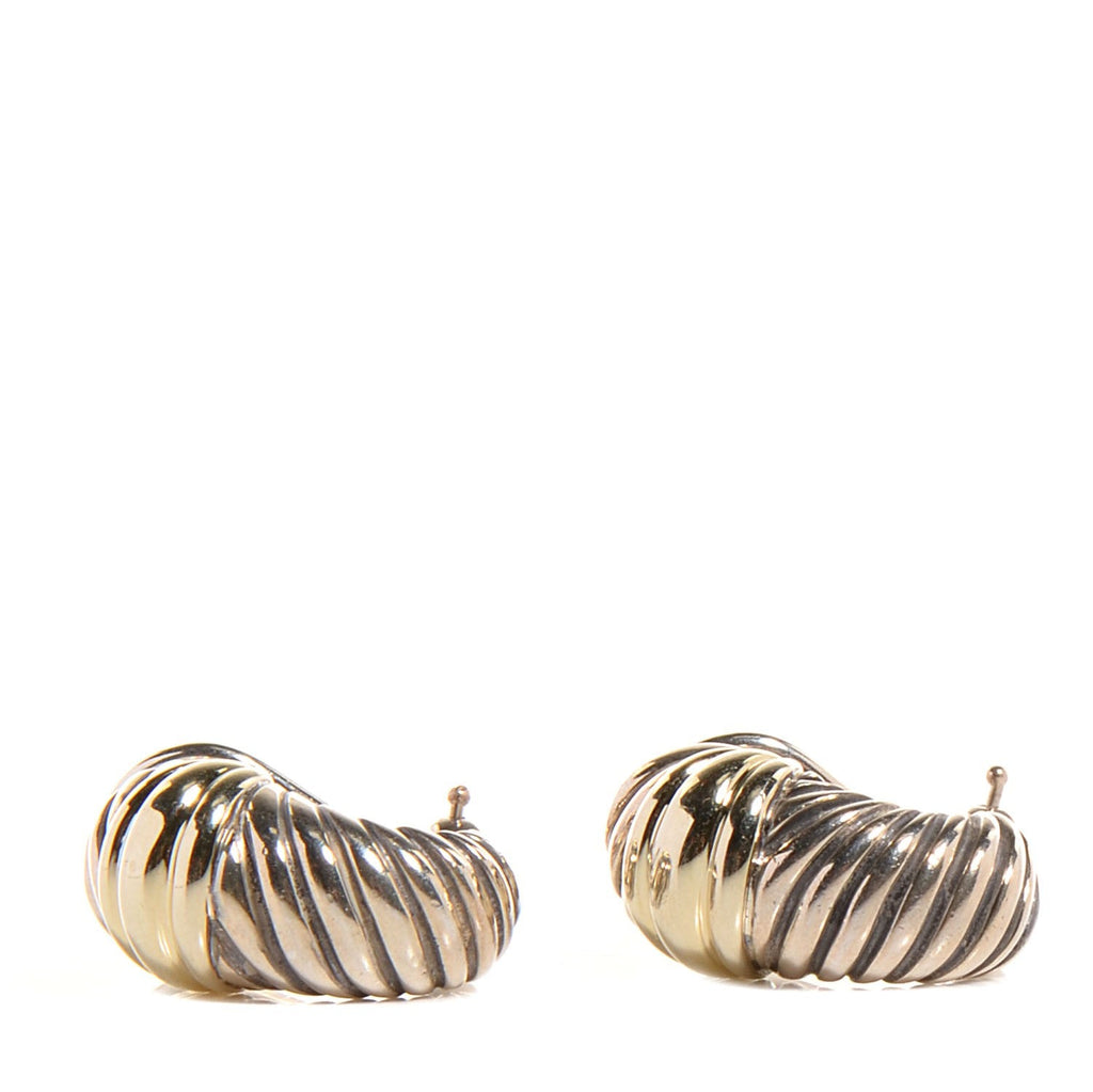 14k Gold Sterling Silver Small Thoroughbred Shrimp Earrings