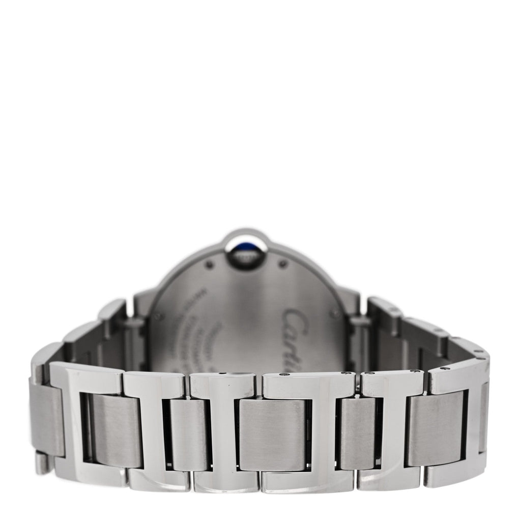 Stainless Steel Diamond Bezel 36mm Ballon Bleu De Cartier Automatic Watch
