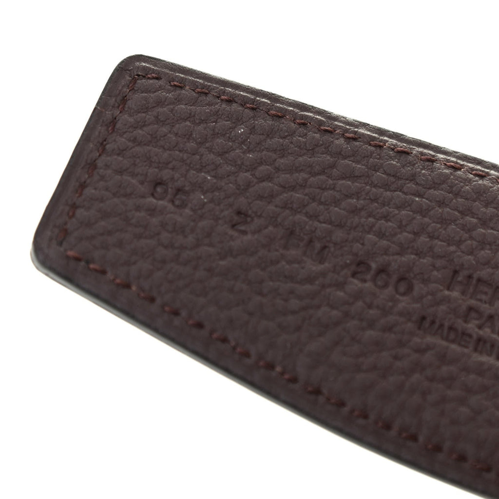 135 Togo 38mm Constance H Belt 95 Black Chocolate