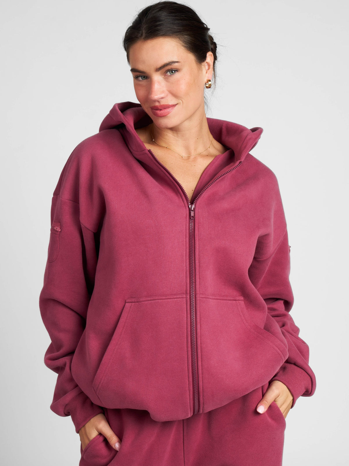 Travel Essentials Zip Hoodie