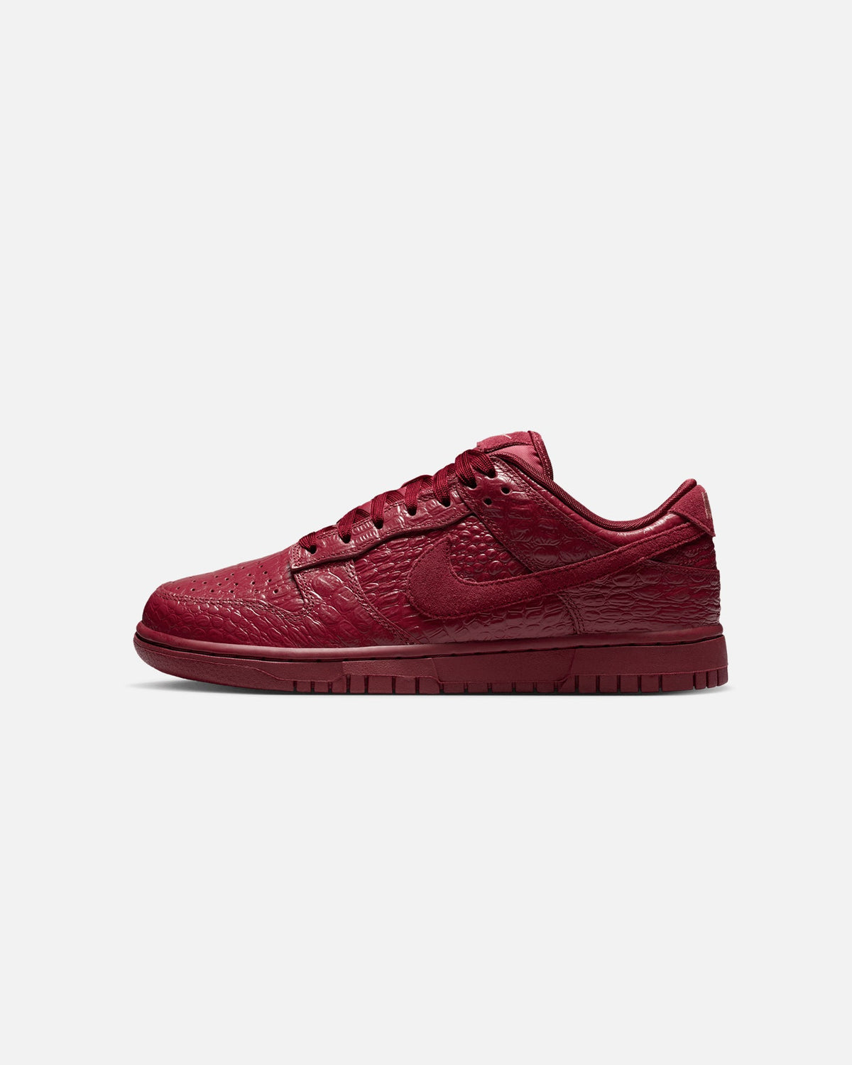 Nike Women's Dunk Low "Croc Skin" Team Red