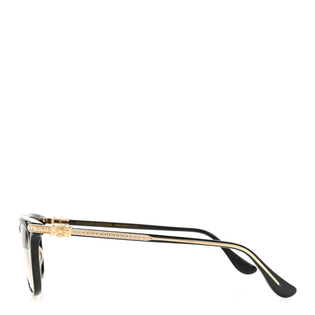 14K Acetate Giss Sunglasses Black