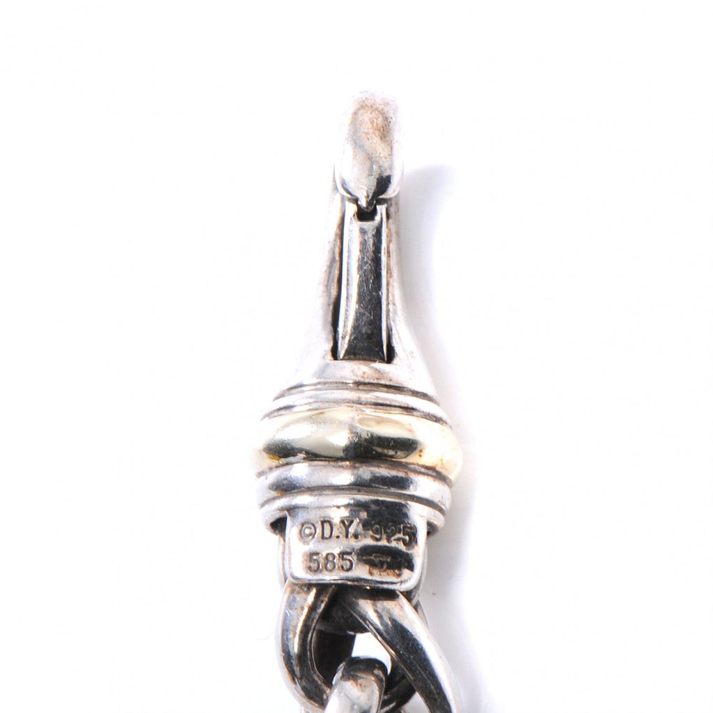 14K Gold Sterling Silver Wheat Chain Necklace