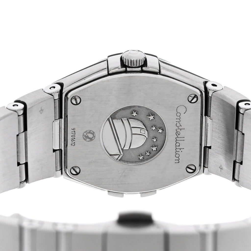 Stainless Steel Diamond Bezel 24mm Constellation Quartz Watch Blue 123.15.24.60.03.001