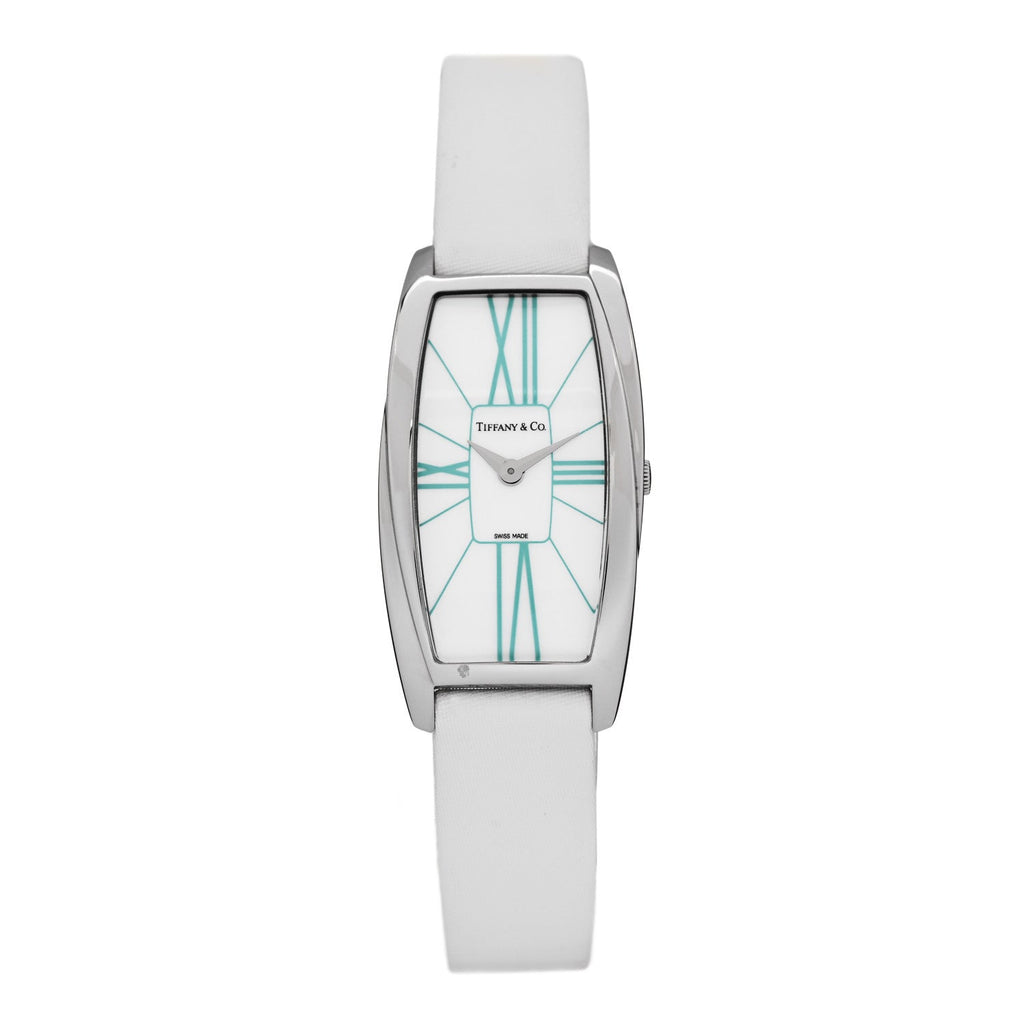 Stainless Steel Satin 22mm Gemea Quartz Watch White