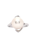 14K White Gold Akoya Pearl 9.5mm Ring 48 4.5
