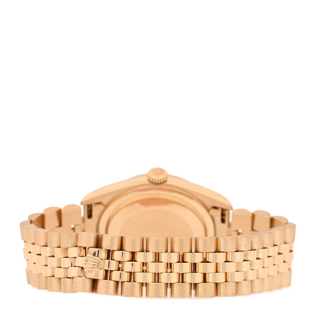 18K Yellow Gold Mother of Pearl 36mm Oyster Perpetual Datejust Watch 16238