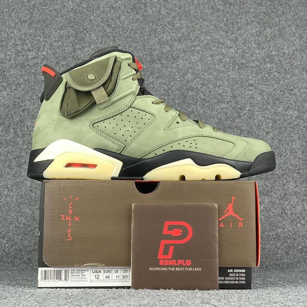 Travis Scott x Air Jordan 6 Retro 'Olive'