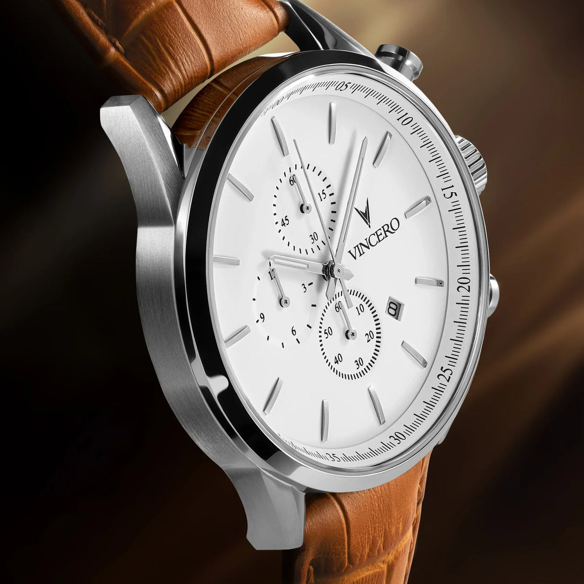 The Chrono S2 - Silver/Tan