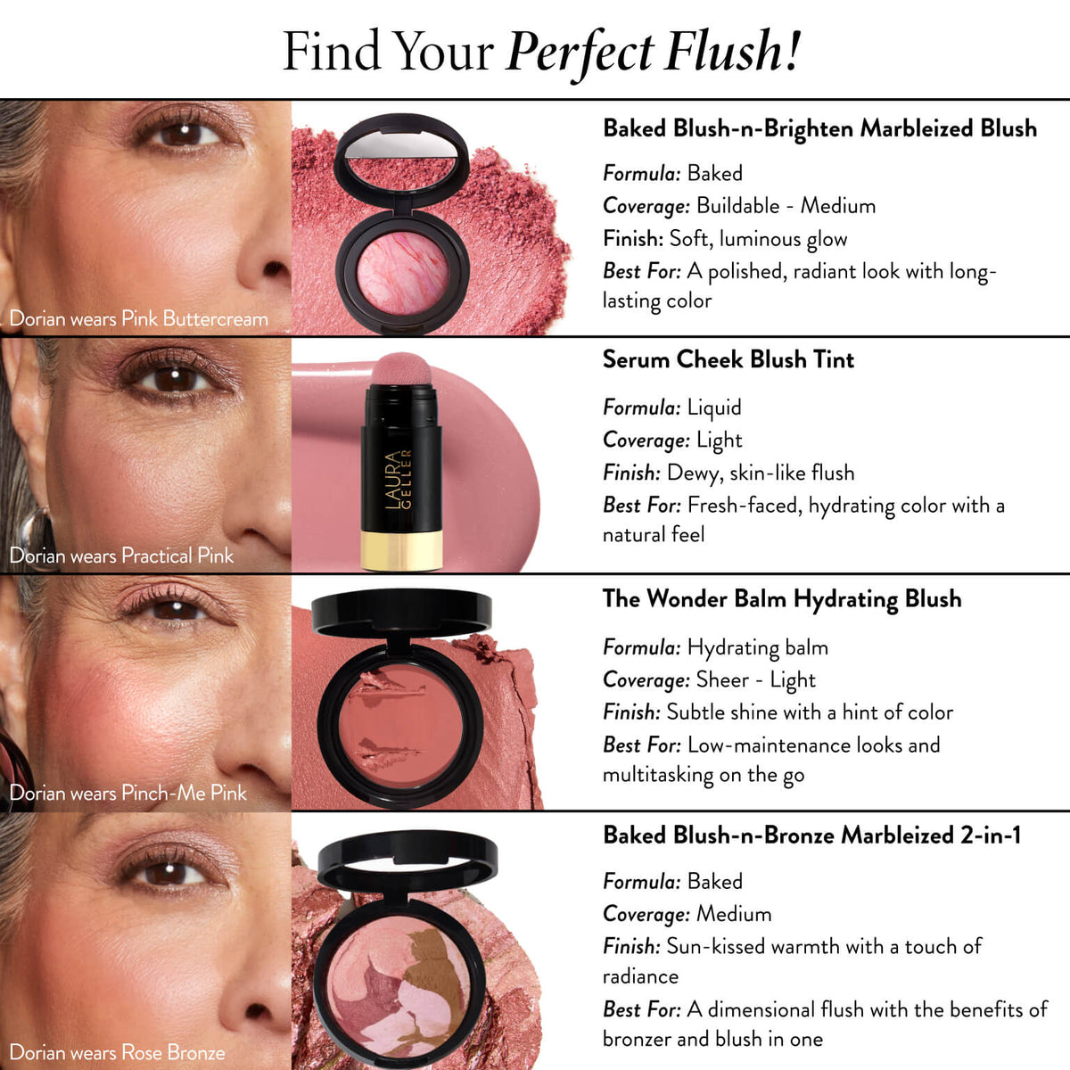 Baked Blush-n-Brighten Marbleized Blush