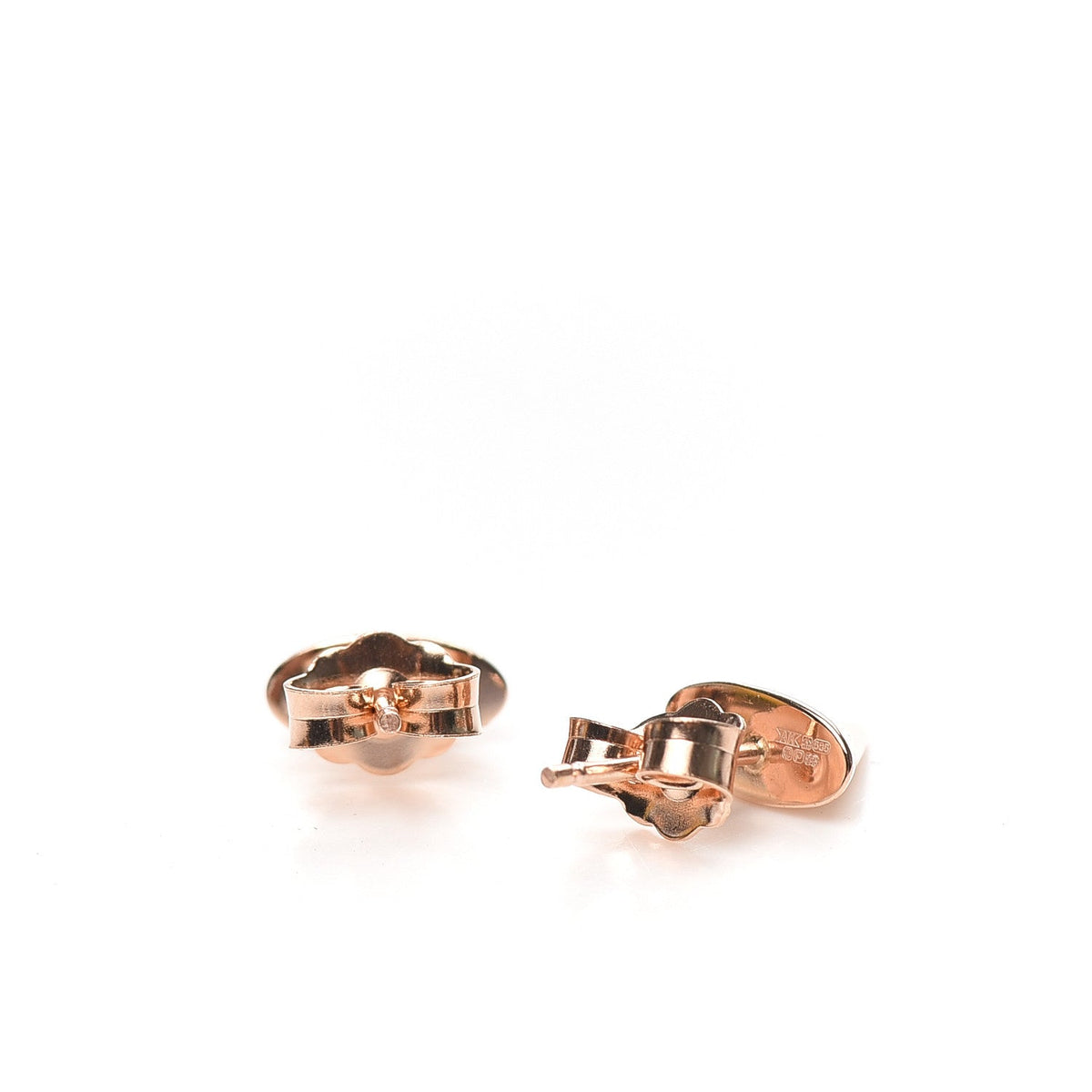 14K Rose Gold Thorn Stud Earrings