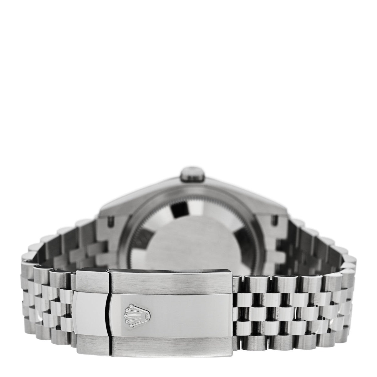 Stainless Steel 18K White Gold Diamond 36mm Oyster Perpetual Datejust Watch Black 126234