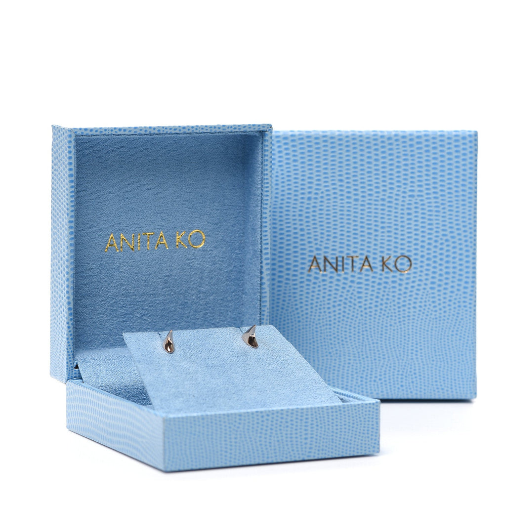 14K Rose Gold Thorn Stud Earrings