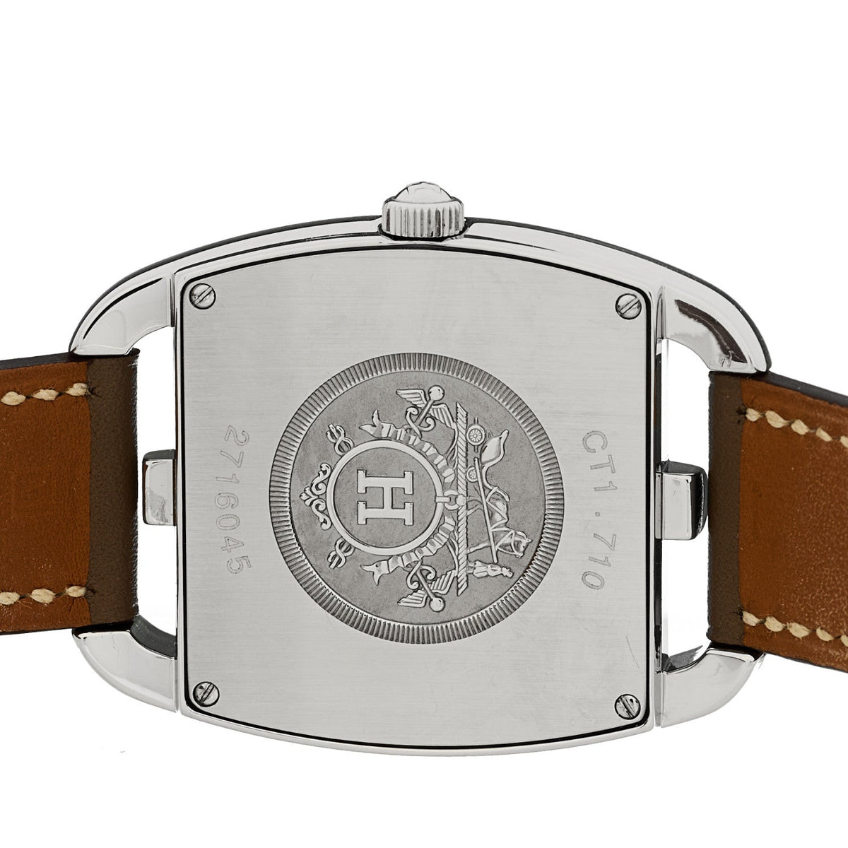 Stainless Steel Swift 33mm Cape Cod Tonneau Quartz Watch Etoupe