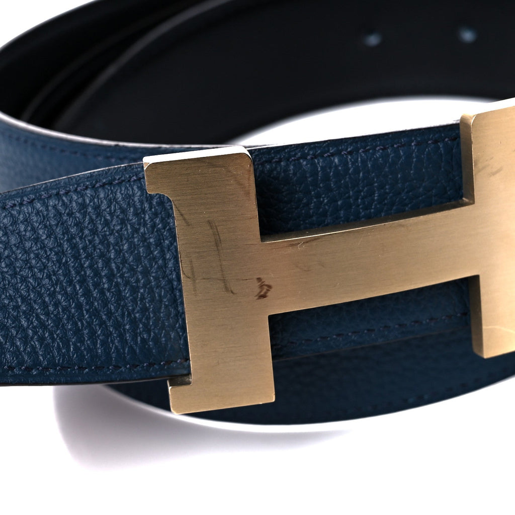 135 Togo 38mm Constance H Belt 100 Black Bleu Ocean