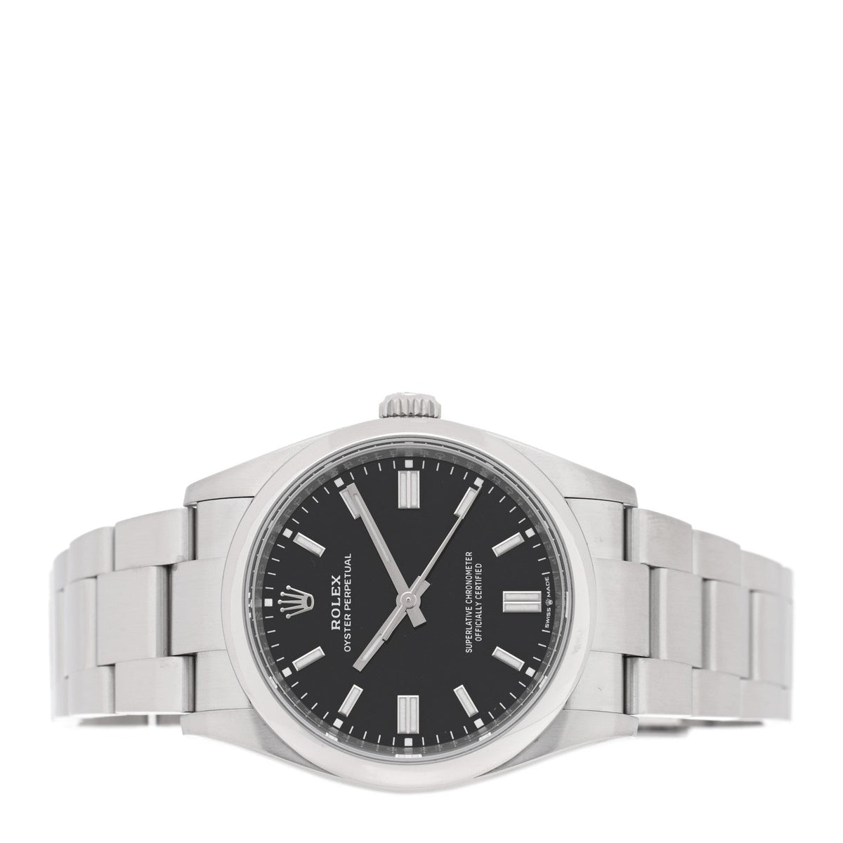 Stainless Steel 36mm Oyster Perpetual Watch Black 126000