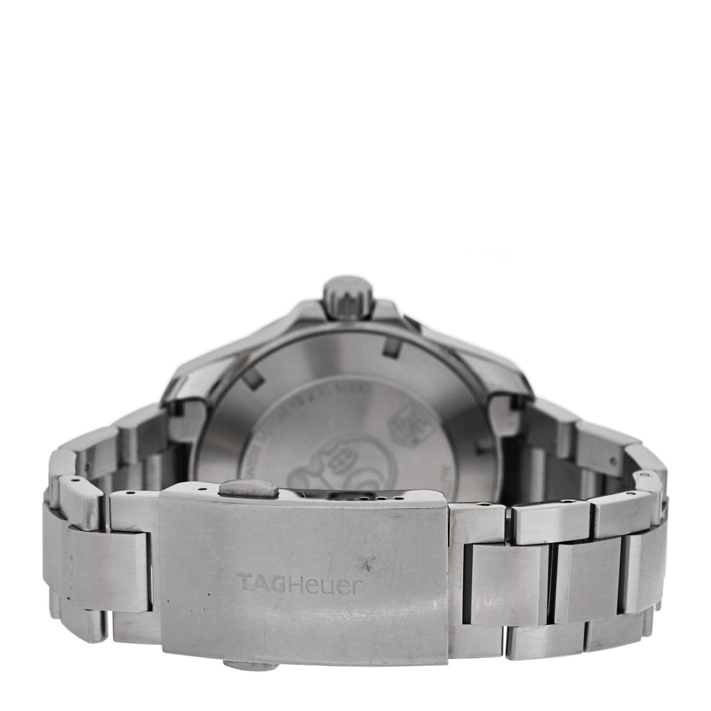 Stainless Steel 41mm Aquaracer 300M Automatic Watch Black WAY211A-1